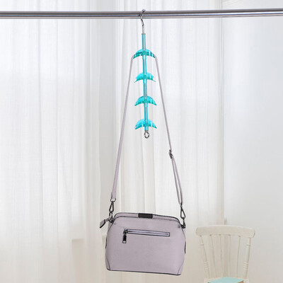 

Rotatable Handbag Holder Purse Bag Hanger Hanging Rack Storage OrganizerHandbag Holder Handbag Hanger