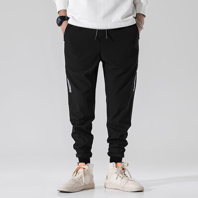 

Gobestart Mens New Fashion Casual Outdoor Pocket Beach Solid Trousers Long Pants