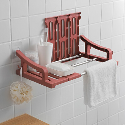 

Toponeto Bathroom Shelf 3-Tier Multifunctional Adjustable Layer Rack Wall Mounted