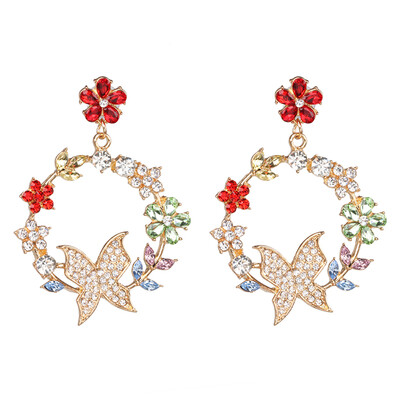 

2019 new arrival fashion BEE Stud Earrings for Women Gold Color bee Statement Earrings Lady Jewelry Female Bijoux