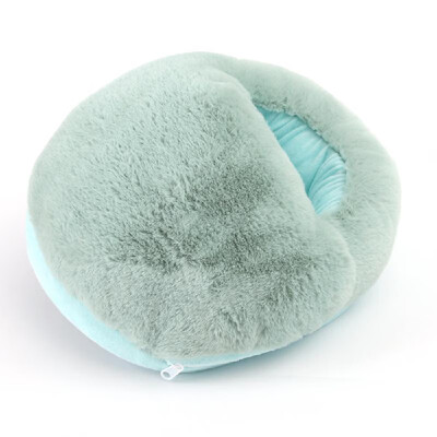 

Detachable Washable USB Ports Imitation Rabbit Hair Heated Slippers Foot-warmers for Adults Men&Women