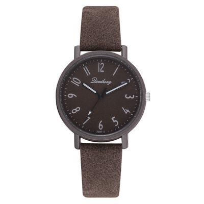 

New PU belt ladies solid color watch wish hot summer explosion retro quartz watch