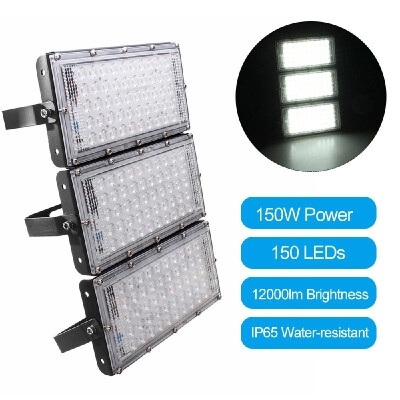 

150W Led Flood Light 150 LEDs IP65 Water-resistant Outdoor Landscape Floodlight for Yard Garden Playground Park