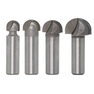 

4pcs 12" 127mm Shank Round Bottom Woodworking Cutter Set Milling Cutter Router Bit Wood Cutting Tool