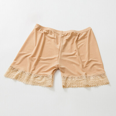 

Womens Elastic Solid Underwear Breathable Lace Shorts Lingerie Knickers Panties