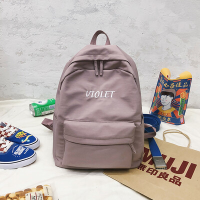 

Ins super fire vintage girl bag female Korean version of the campus high school students backpacks Sen versatile backpack