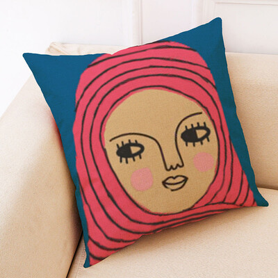 

〖Follure〗Cotton Linen Square Home Decorative Throw Pillow Case Sofa Waist Cushion Cover