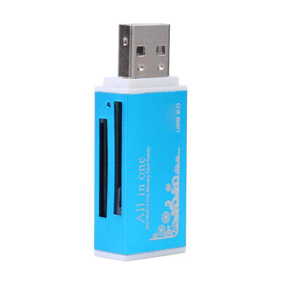 

USB20 4 in 1 Aluminium Alloy Multi Card Reader for MSTFMicro MSM2 Card