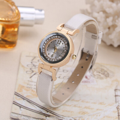 

Ultra-thin ladies candy color thin belt simple watch fashion student quartz watch female models