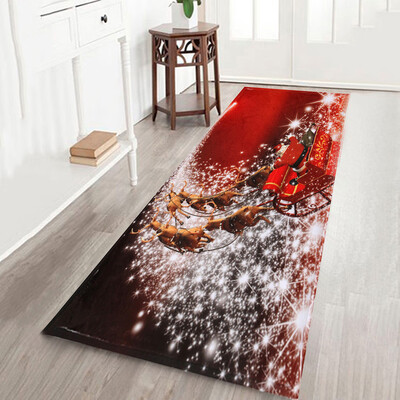 

Toponeto Merry Christmas Welcome Doormats Indoor Home Carpets Decor 40x120CM