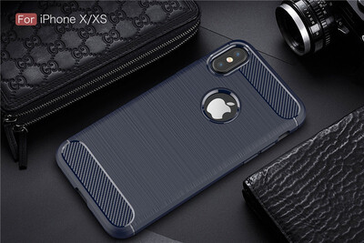 

BONGEM Apple iPhone X XS Case with Flexible&Durable Shock Absorption with Carbon Fiber Design