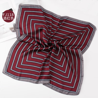 

New European&American style professional silk satin small square scarf small silk spring&autumn women scarf scarf wholesale FJ118
