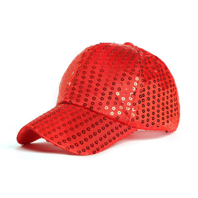 

Summer Baseball Caps Men Women Breathable Snapback Sport Outdoor Sequin Hat