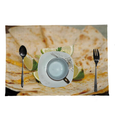 

Toponeto Creative Mexican Burrito Placemat Home Kitchen Restaurant Bar Placemat