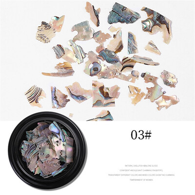 

Toponeto Nail Pure Natural Magic Color Ultra-thin Irregular Permanent Shell Fragments