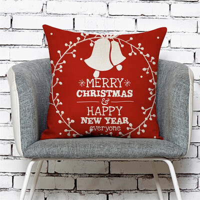

Siaonvr Home Decor Cushion Cover Merry Christmas Pillowcase Sofa Throw Pillow Covers