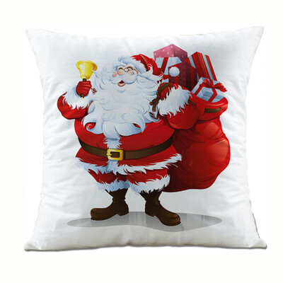

Tailored Christmas Santa Claus Pillow Case Sofa Waist Throw Cushion Cover Home Decor
