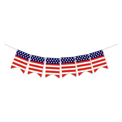 

Toponeto USA Independence Day Banner Festival Layout Outdoor Interior Ceiling Decoration