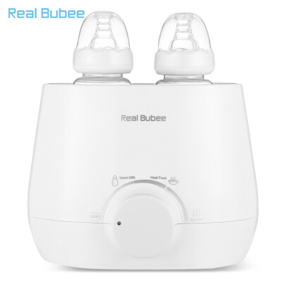 

RealBubee Electric Milk Food BPA Free Warmer Baby Feeding Double Bottle Sterilizer