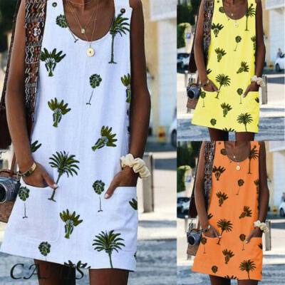 

Women Summer Boho Short Maxi Dress Evening Cocktail Party Beach Dresses Sundress
