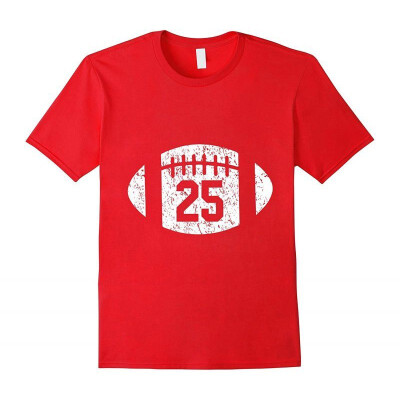 

Football Player 25 T Shirt Distressed Look