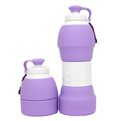 

Collapsible Silicome Water Bottle Portable Light Weight Anti Leakage Sports Water Bottle