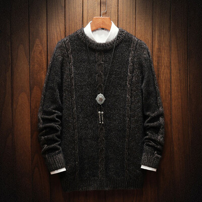 

Toponeto New Style For Men In Autumn And Winter Fashion Printed Sweater With Round Collar