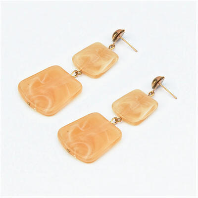 

Hot Sale Earrings Geometric Square Acrylic Earings Fashion Jewelry Long Statement Dangle Drop Earrings For Women Brincos Bijoux