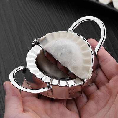 

Stainless Steel Dumpling Maker Mold Wrapper Dough Cutter Pie Ravioli Dumpling Mould Tools