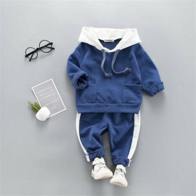

US Stock Toddler Boy Kids Baby Girl Clothes Hoodies Top Pants Leggings Outfit
