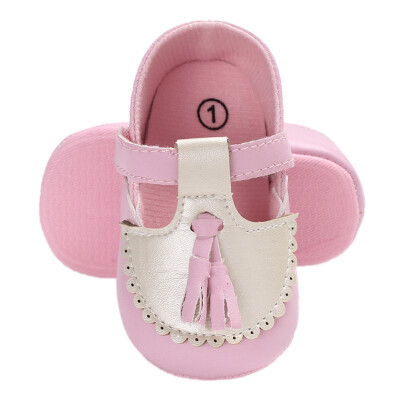 

Baby Princess PU Tassel Shoes Soft Bottom Anti-skid Spring Autumn Fashion First Walkers Prewalkers