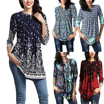 

NEW Fashion Women Summer Loose Top Long Sleeve Blouse Ladies Casual Tops T-Shirt Plus Size 5 Style SMLXL