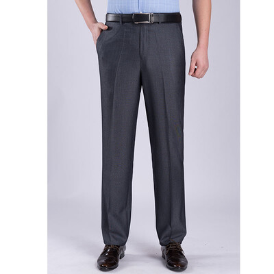 

WENGUANGUO Summer thin section pleated high waist free hot straight loose standard version mens trousers 7939