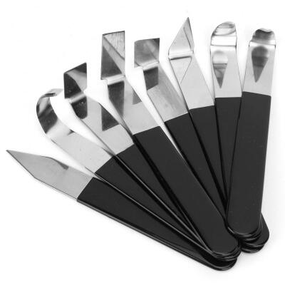 

Greensen 8pcs Stainless Steel Engraving Knife for Shaping Styling Trimming Pottery Tool