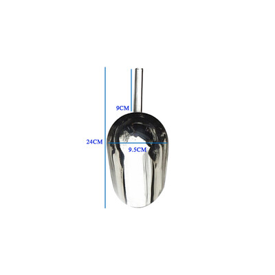 

1x Stainless Steel Party Sugar Flour Buffet Dry Goods Bin Bar Ice Scoop Shovel