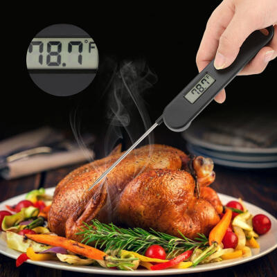 

Greensen Folding Digital Instant Read Food Thermometer for Meat Cooking Fry BBQ Milk