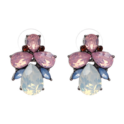 

2 Colors Fashion Women Statement Small Stud Earrings For Women Fashion Earring Factory Wholesale O2410-1
