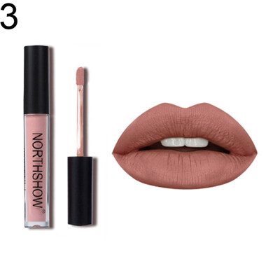 

NORTHSHOW Matte Metallic Non Sticky Lip Gloss Glaze Long Lasting Liquid Lipstick
