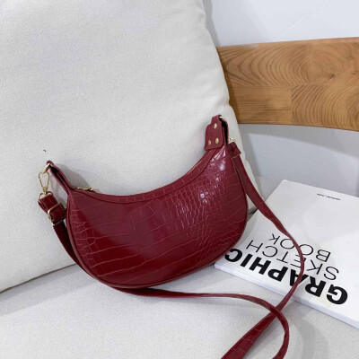 

Tailored Retro Stone Pattern Leather Crossbody Bag For Women 2019 Small Shoulder Bag