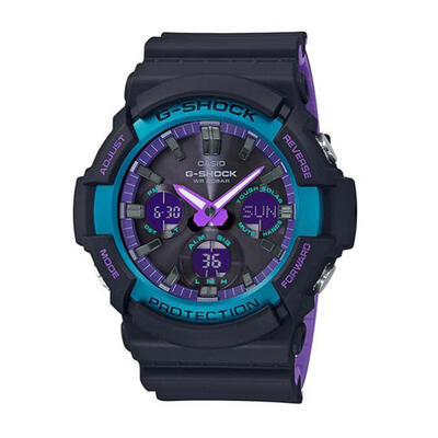 

Casio G-Shock GAS-100BL-1A Tough Solar Watch - Black Purple