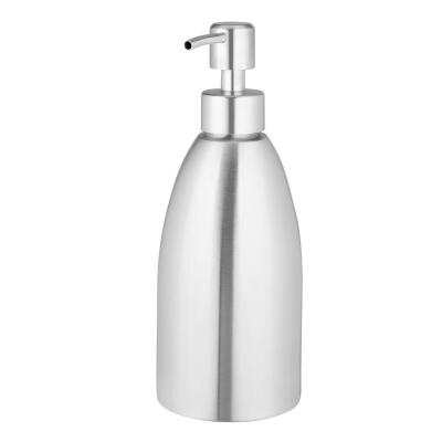 

500ml Stainless Steel Soap Dispenser Bath Liquid Shampoo Container Bottle