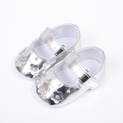 

Spring Sweet Kids Baby Girls Princess Bowknot Infant Toddler PU Anti-skid Baby Prewalker Shoes j2