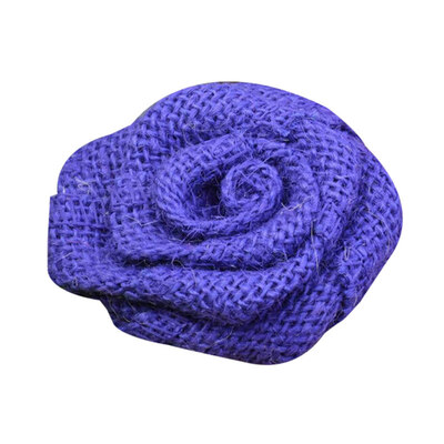 

Party Wreath Handmade Artificial Flower Burlap Rose Wedding Corsage Decoration
