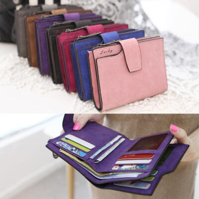 

Fashion Multicolor Women Girls Short Wallet Coin Purse Organizer Pocket Small Credit Card Holder Handbags