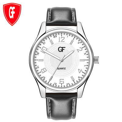 

Gobestart Hot Man Leather Watch Whatever Late Anyway Letter Watches New Pointer glow