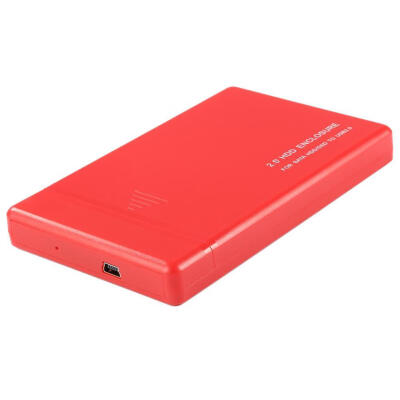 

25 Inch USB20 SATA Hard Disk Drive Box External HDD Enclosure Tool Free