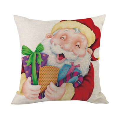 

Tailored Merry Christmas Cushion Cover Square Pillow Case Home Decor
