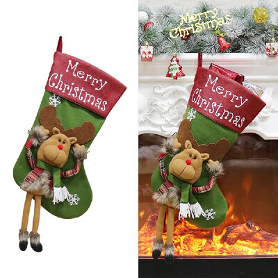 

Christmas New Style Creative Christmas Socks Gift Bag Christmas Tree Pendant Christmas Decoration For Christmas Party Decorating