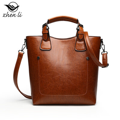 

Autumn new handbag ladies sewing thread Japanese PU handbag explosion bag