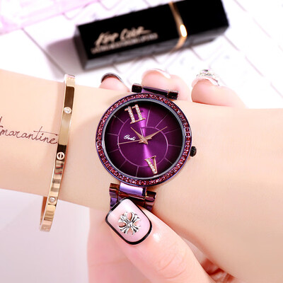 

Mi Ke watch female students Korean version of the simple mens watch womens watch waterproof watch mens quartz couple